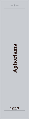 Aphorisms